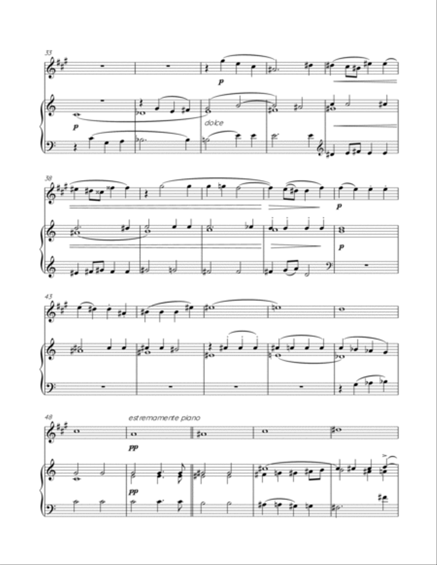 AVE MARIA VERDI for Alto Saxophone & Piano Alto Saxophone scores gallery preview page 3