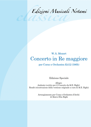 Concerto in Re Maggiore per corno e orchestra K412