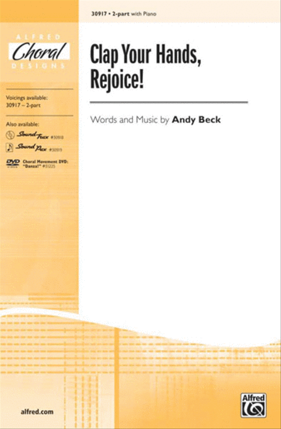 Clap Your Hands, Rejoice! 2-Part scores gallery preview page 1