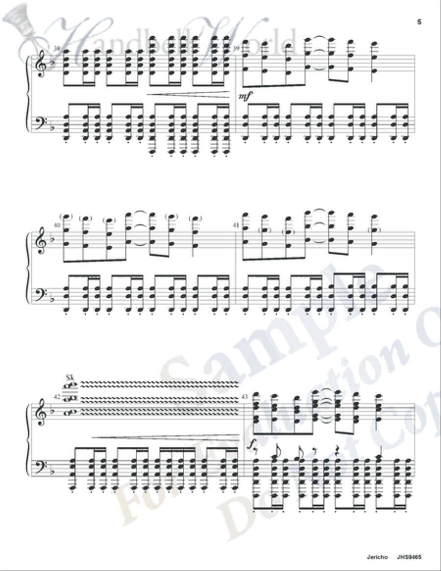Jericho Handbell Choir scores gallery preview page 4