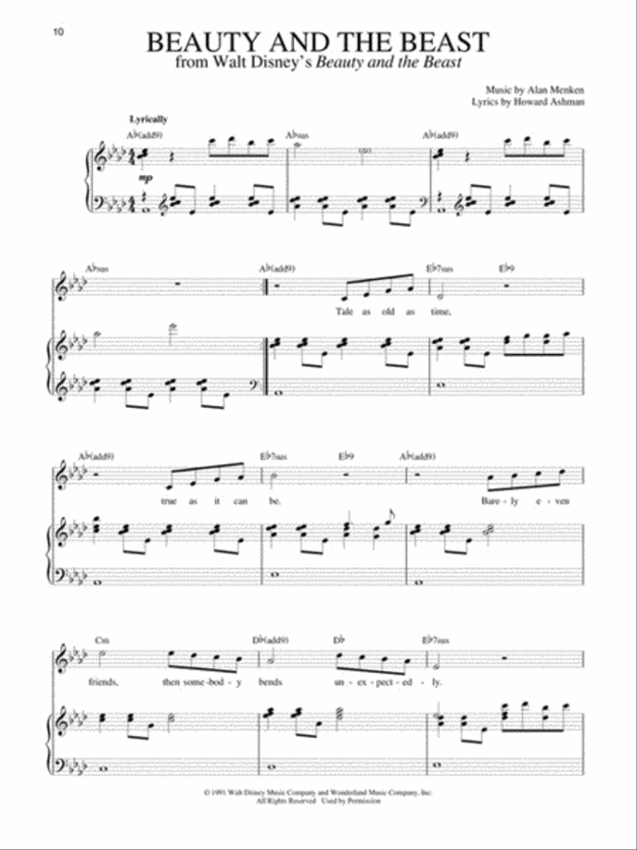 Disney Songs for Singers - Revised Edition Voice scores gallery preview page 2