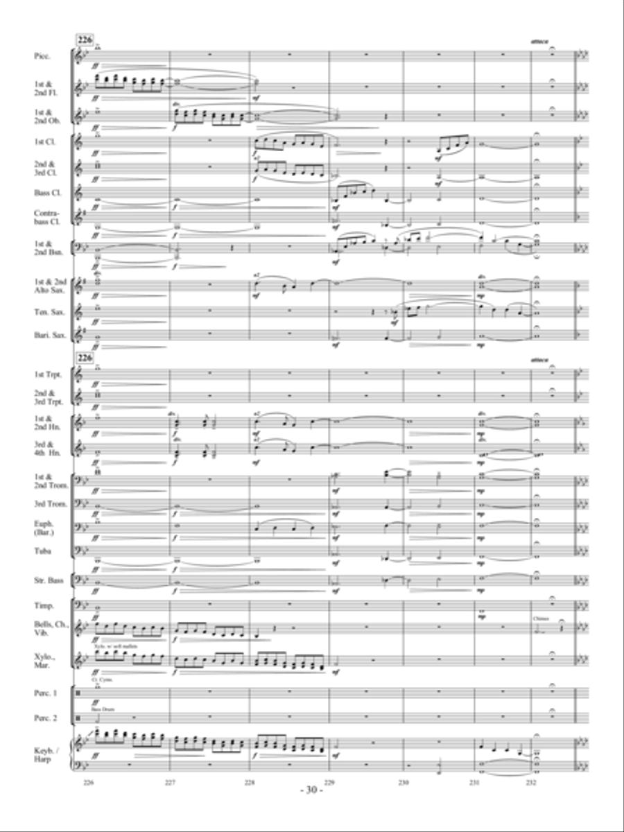 Sea Song Fantasy Sea Song Fantasy Concert Band scores gallery preview page 29