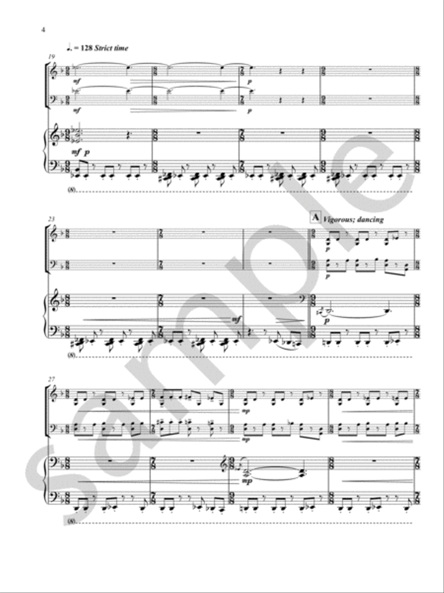 Jubilation Jubilation Piano Trio scores gallery preview page 4