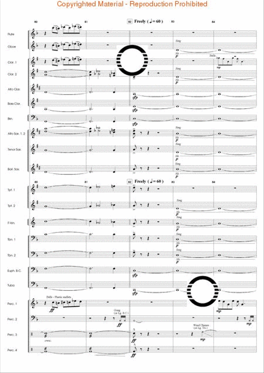 Odyssey for Percussion Odyssey for Percussion Concert Band scores gallery preview page 17