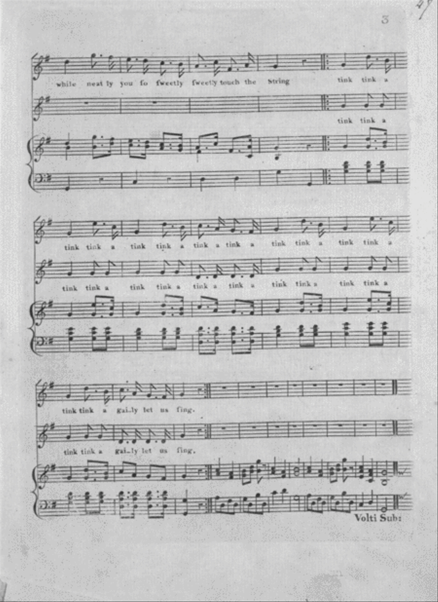The Favorite Duett of Tink A Tink Voice scores gallery preview page 3