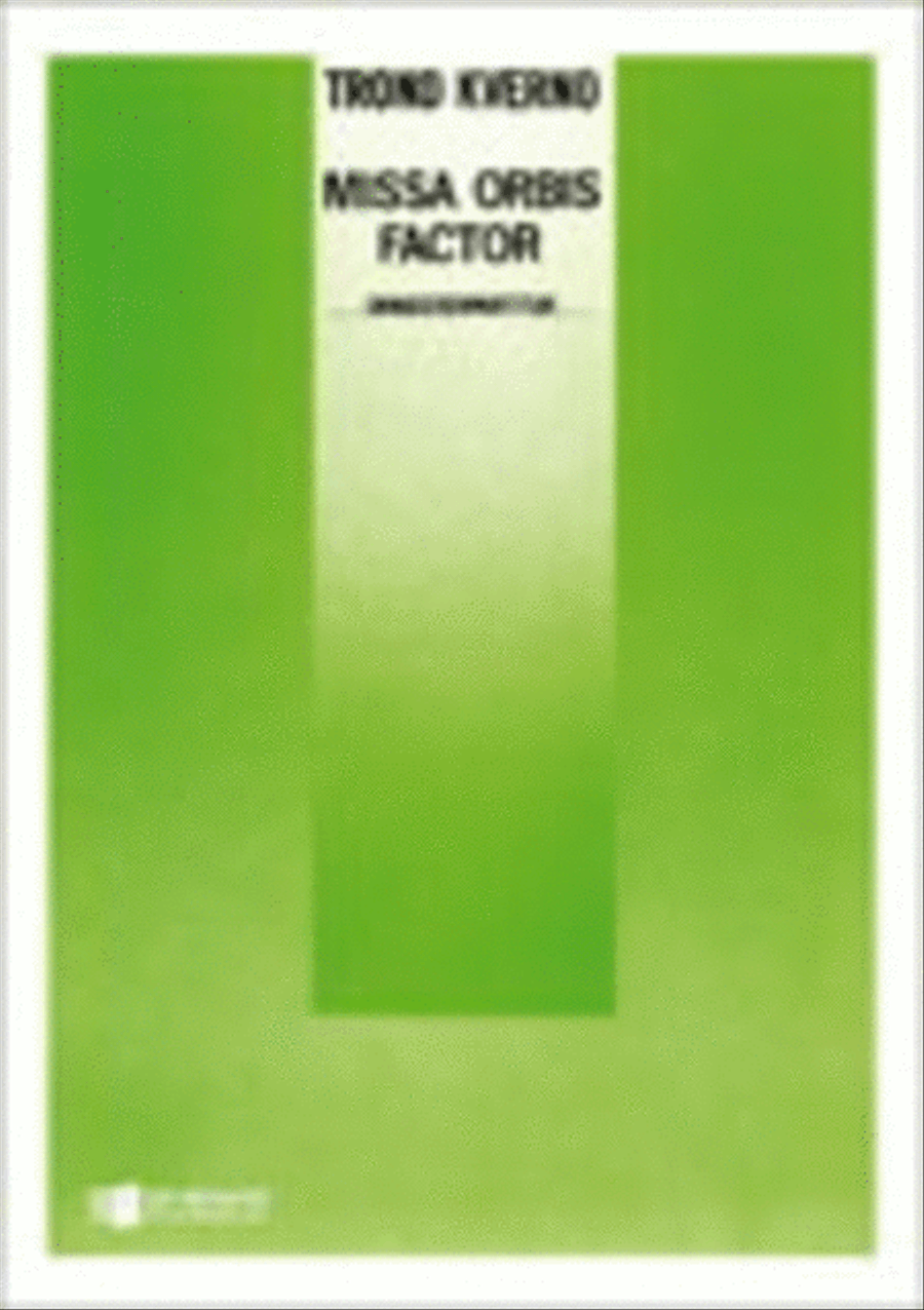 Missa orbis factor - Korpartitur Divisi scores gallery preview page 1