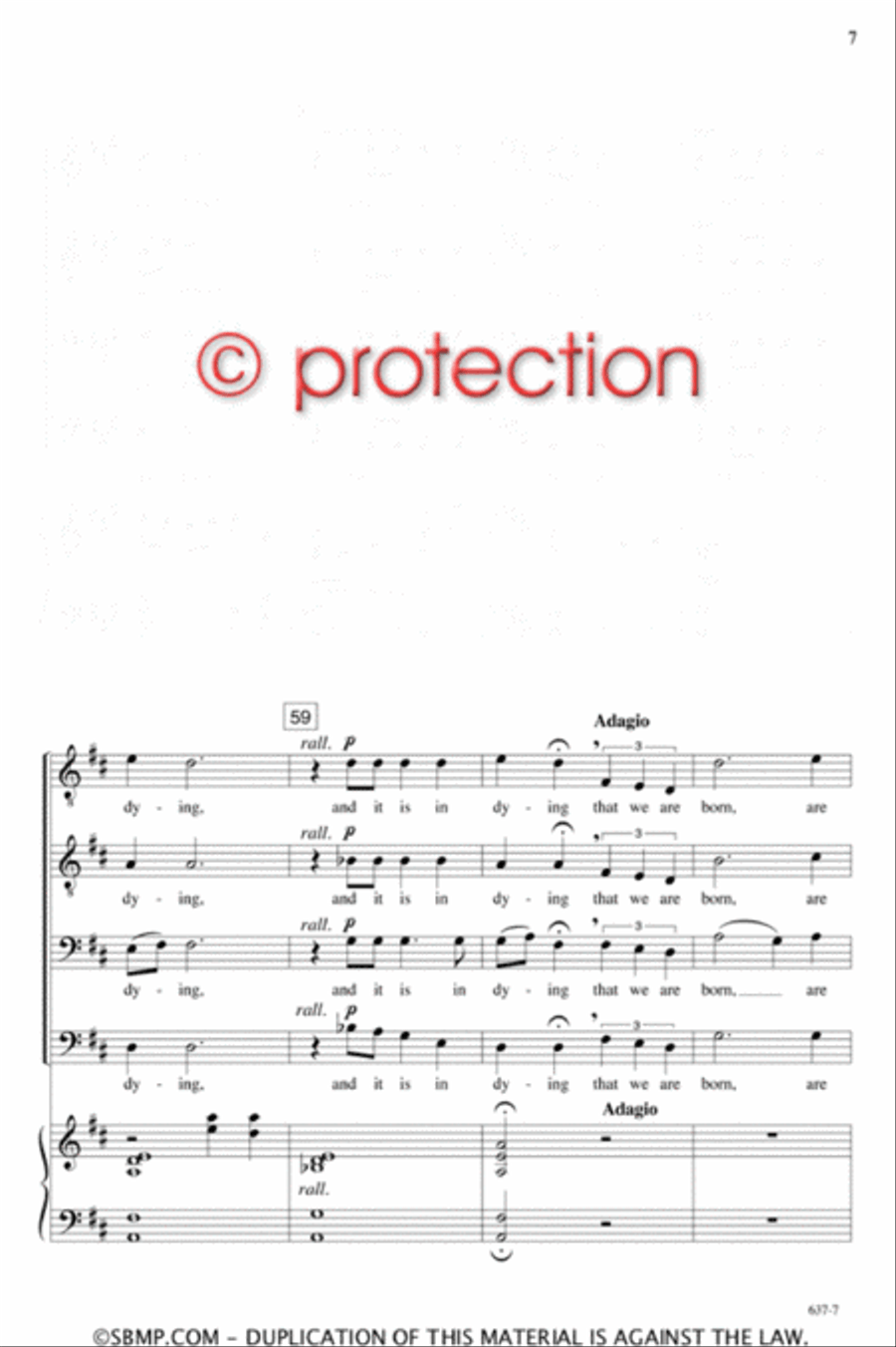 Prayer of St. Francis of Assisi - TTBB Octavo TTBB scores gallery preview page 7