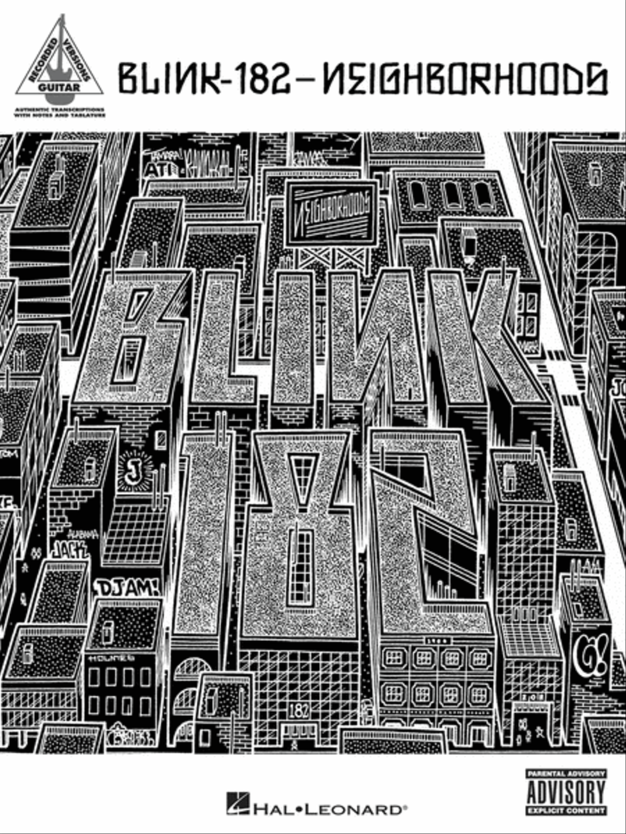 Blink-182 - Neighborhoods Electric Guitar scores gallery preview page 1
