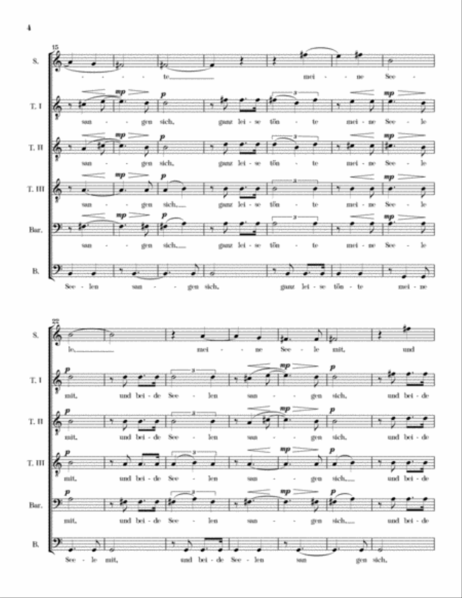 Drei Momente (Three Moments) STTTBarB Choir scores gallery preview page 4
