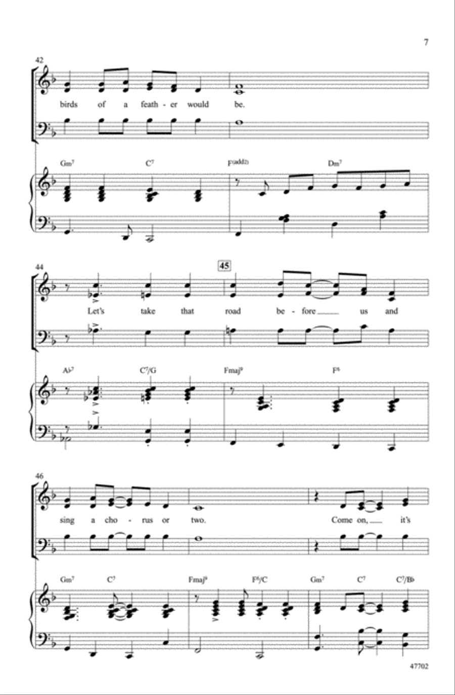 Sleigh Ride Choir scores gallery preview page 6