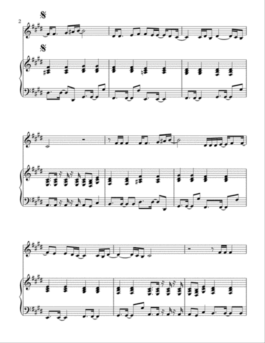Africa Violin Solo scores gallery preview page 3
