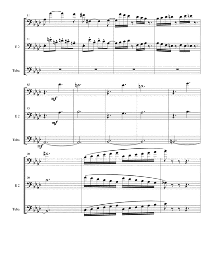 Arythmia Arythmia Brass Ensemble scores gallery preview page 5