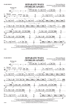 Separate Ways (Worlds Apart): Snare Drum