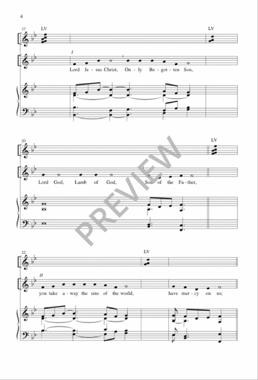 Antiphonal Gloria from 