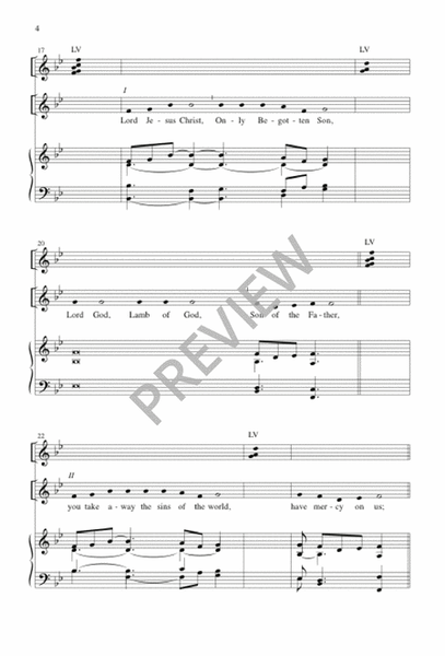 Antiphonal Gloria from "Congregational Mass," 1970 image number null