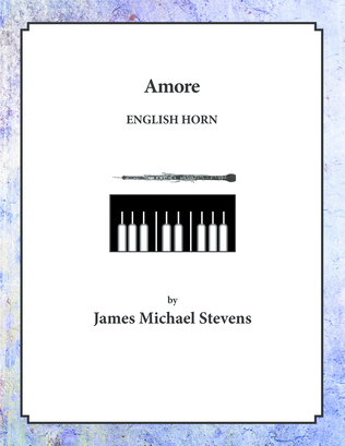 Book cover for Amore - English Horn & Piano