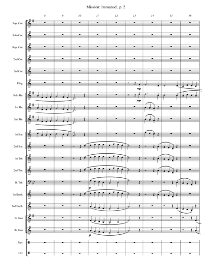 Mission: Impossible Theme from the Paramount Television Series MISSION: IMPOSSIBLE Brass Band scores gallery preview page 2