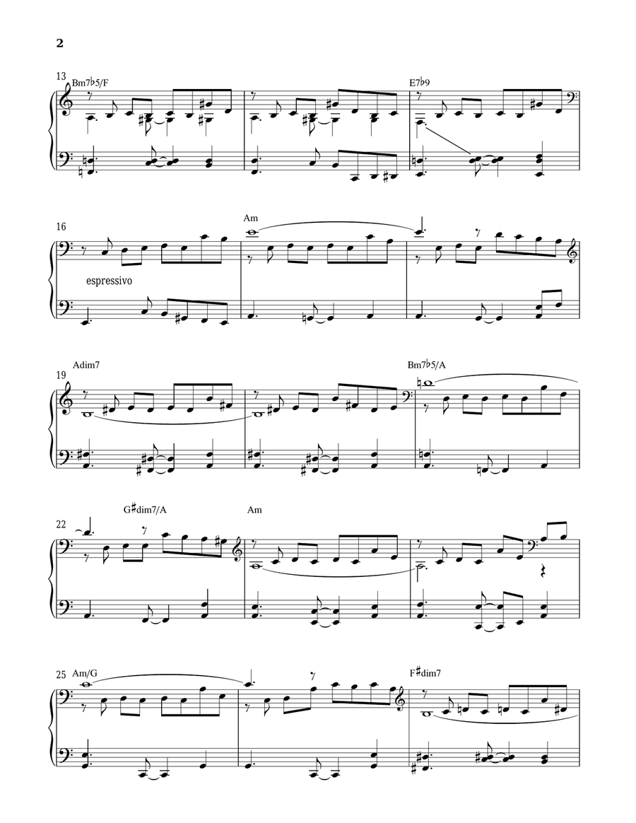 Libertango Piano Solo scores gallery preview page 2