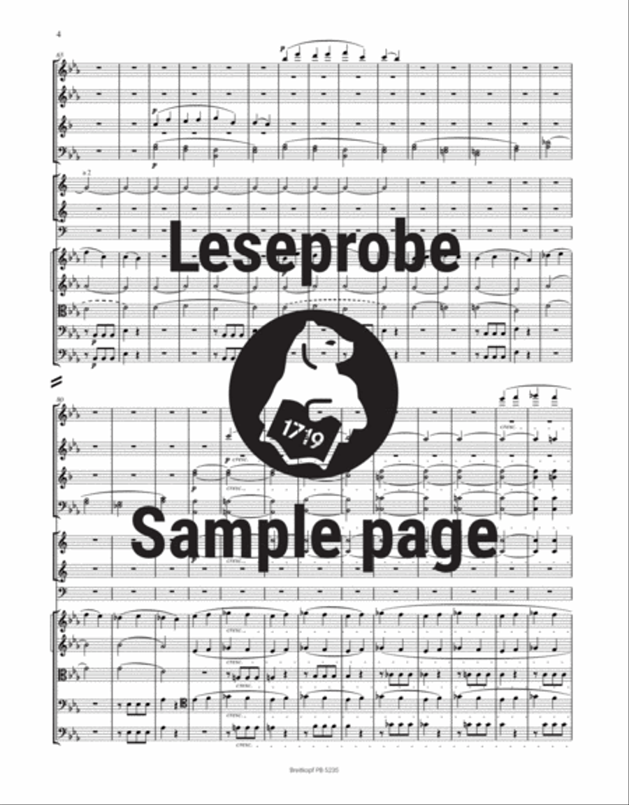 Symphony No. 5 in C minor Op. 67 Orchestra scores gallery preview page 5