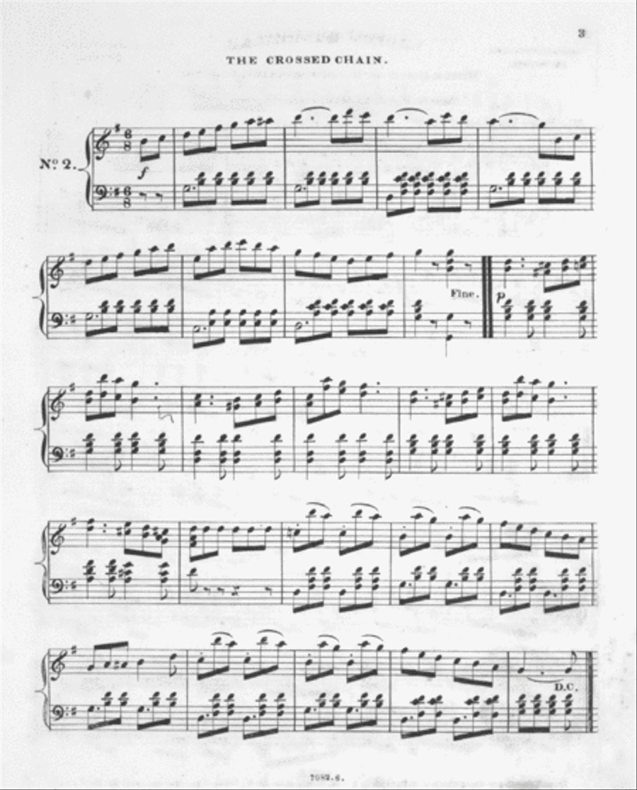 Quadrille Des Dames Piano Solo scores gallery preview page 3