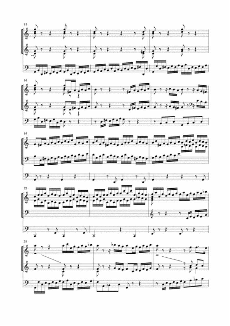 PRAELUDIUM en C - For organ Organ Solo scores gallery preview page 2