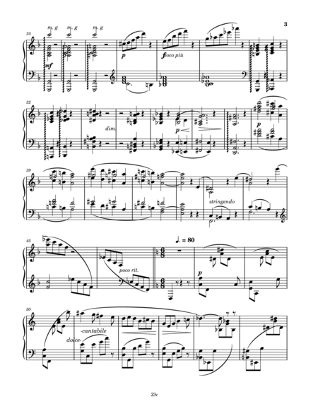 Sonata pour Piano et Violoncelle, in F major, Piano Part