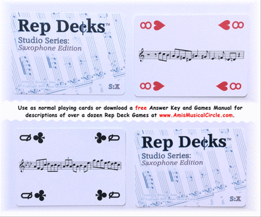 Rep Decks Studio Series: Saxophone Edition Saxophone scores gallery preview page 3