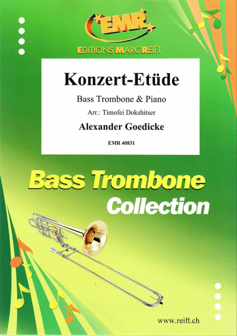 Konzert-Etude Konzert-Etude Bass Trombone scores gallery preview page 1