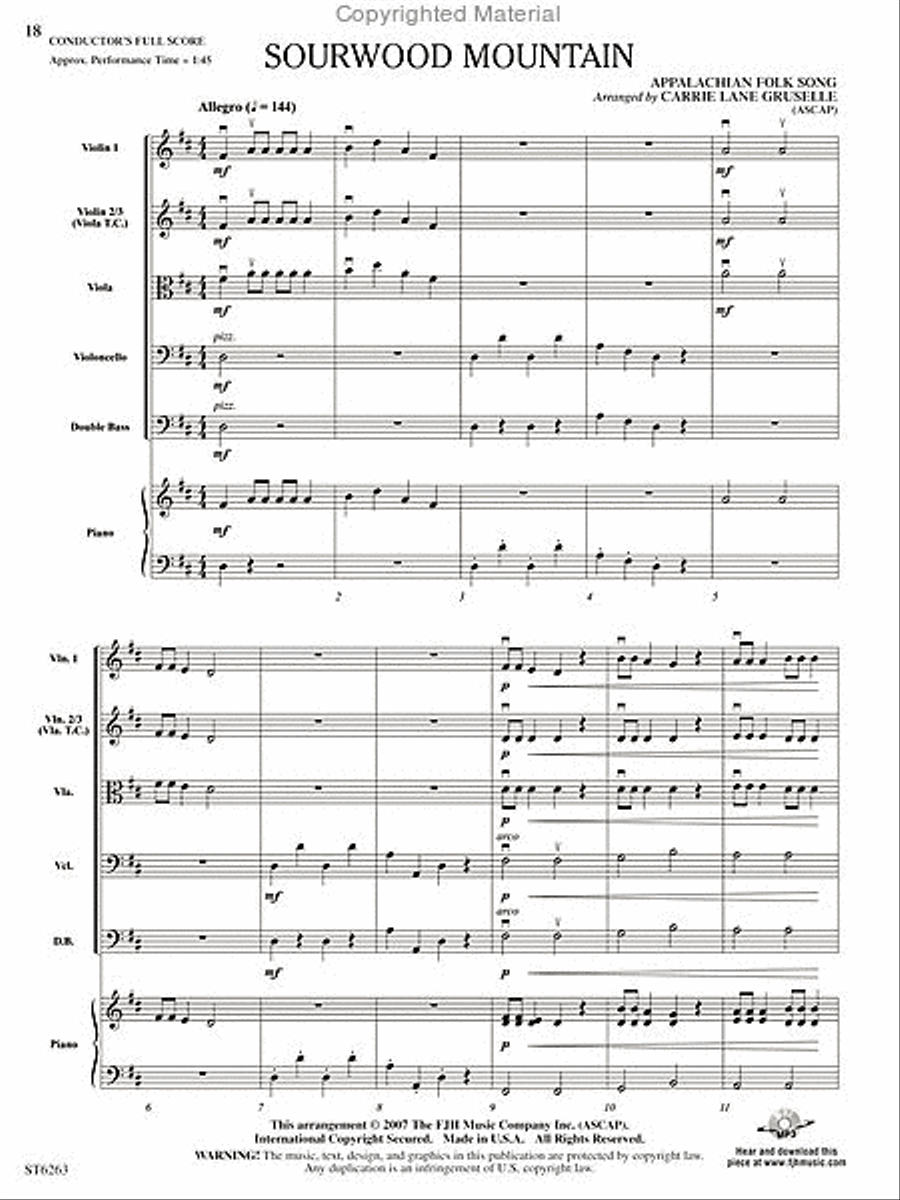 Curtain Up! String Orchestra scores gallery preview page 5