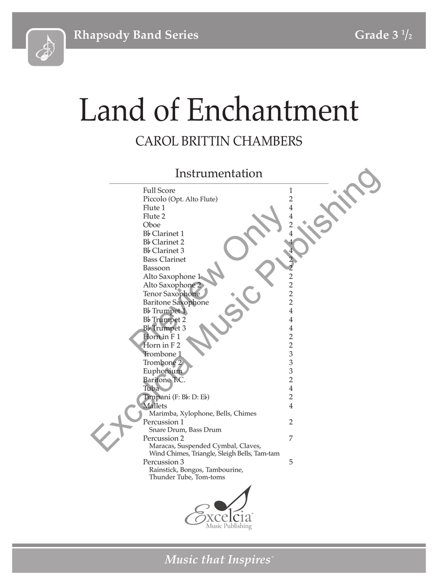 Land of Enchantment (Score) Concert Band scores gallery preview page 2