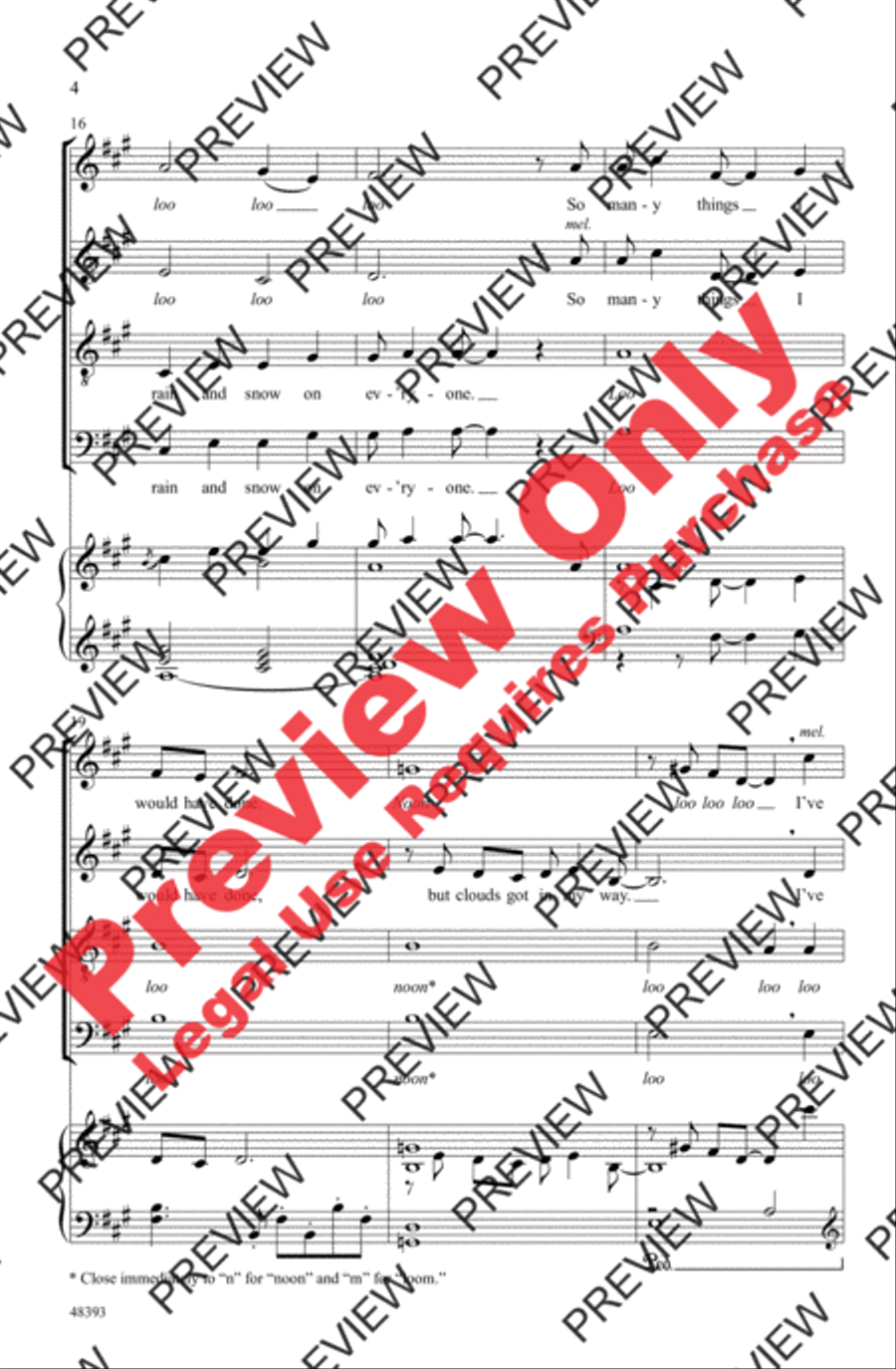 Both Sides Now 4-Part scores gallery preview page 4
