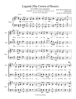 Legend - The Crown of Roses (SATB)