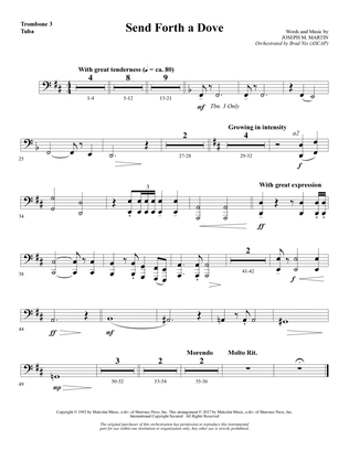 Send Forth a Dove - Trombone 3/Tuba