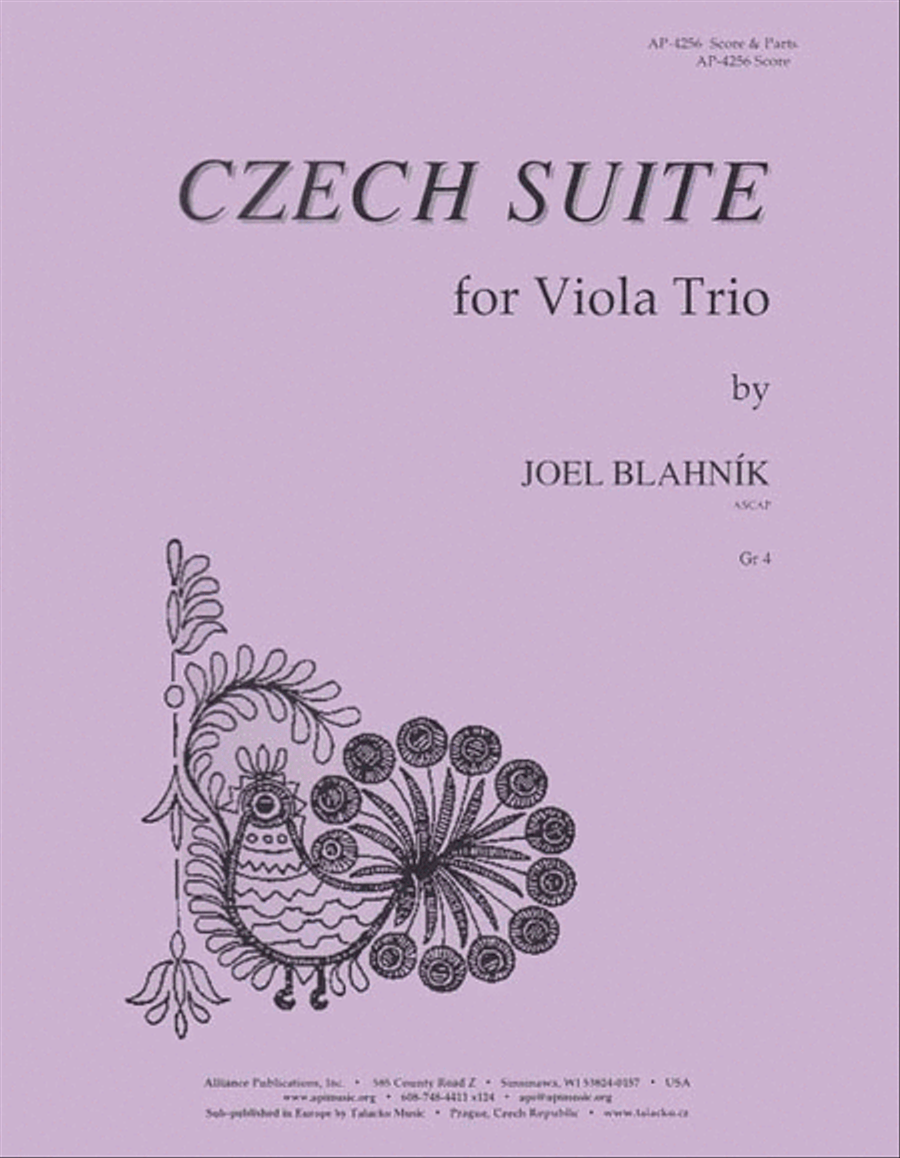 Czech Suite For Viola Trio Choir scores gallery preview page 1