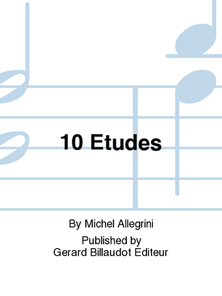 Book cover for 10 Etudes