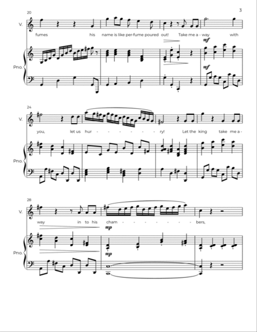 Song of Songs Voice scores gallery preview page 3
