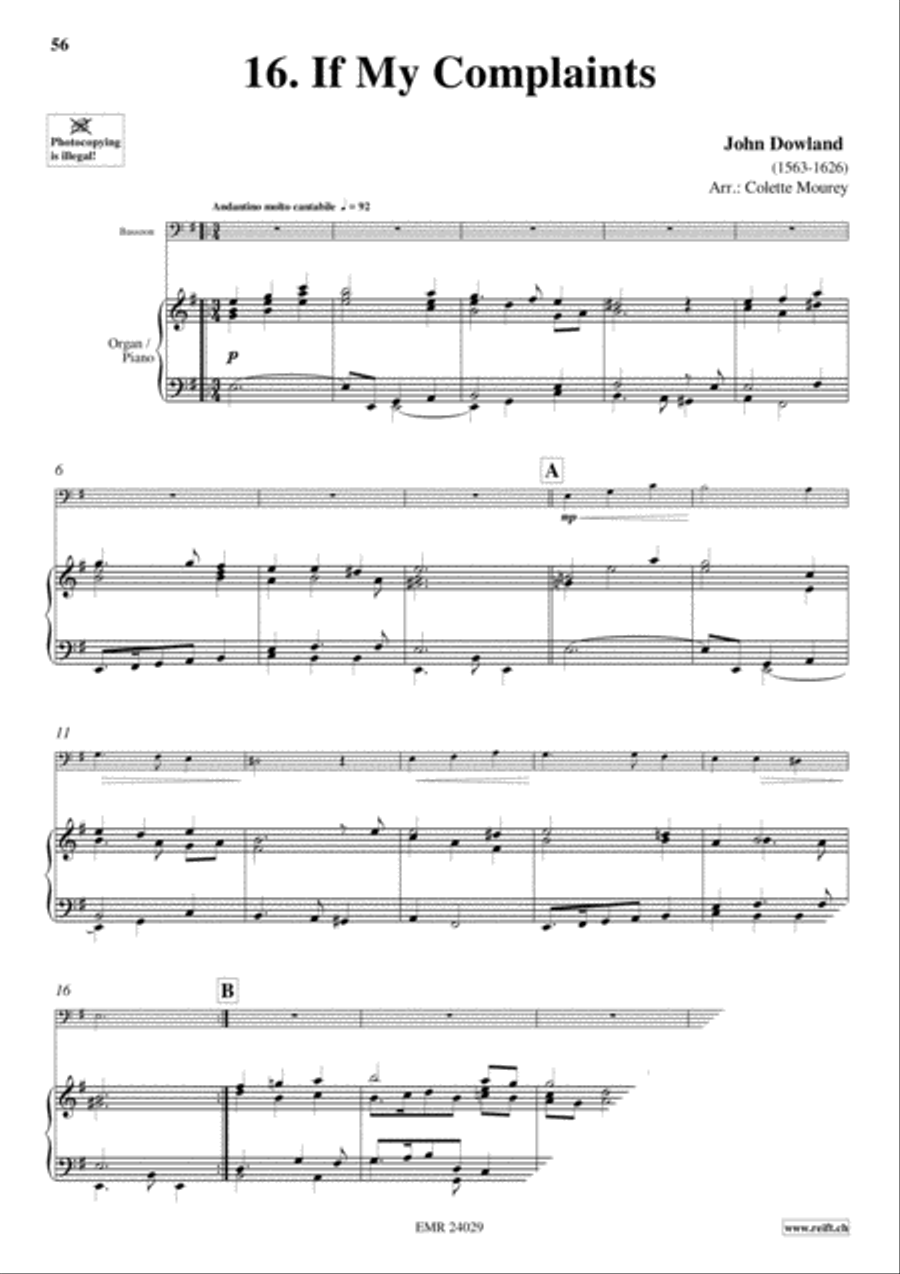 40 Greatest Baroque Hits Volume 1 Bassoon Solo scores gallery preview page 18