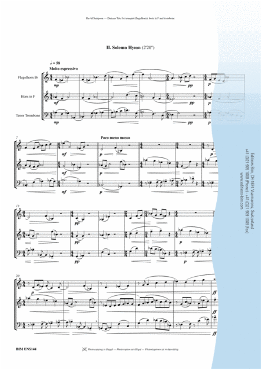 Duncan Trio Horn scores gallery preview page 4
