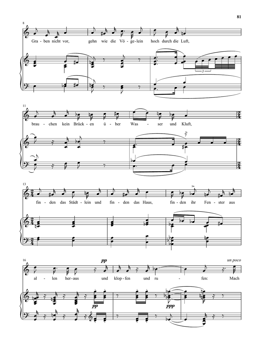 All Mein Gedanken (Low Voice) Low Voice scores gallery preview page 2