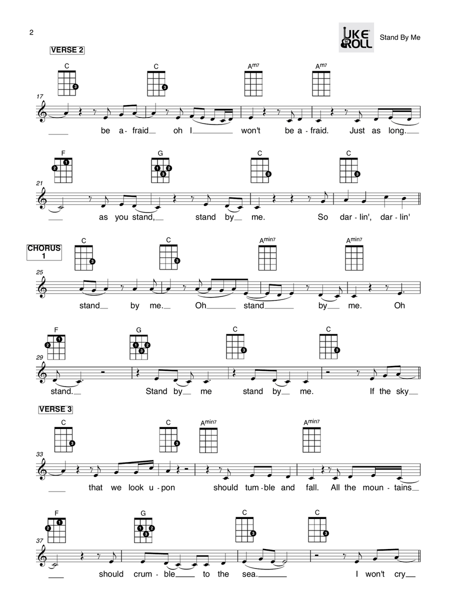 Stand by me ukulele sales chords easy