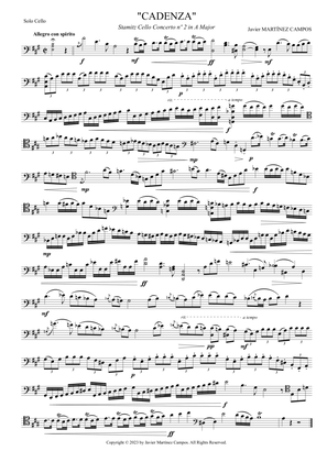 CADENZA (Stamitz Cello Concerto nº 2 in A Major)