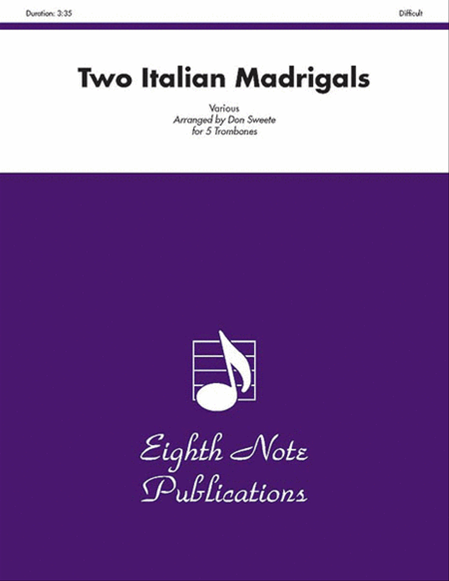 Two Italian Madrigals