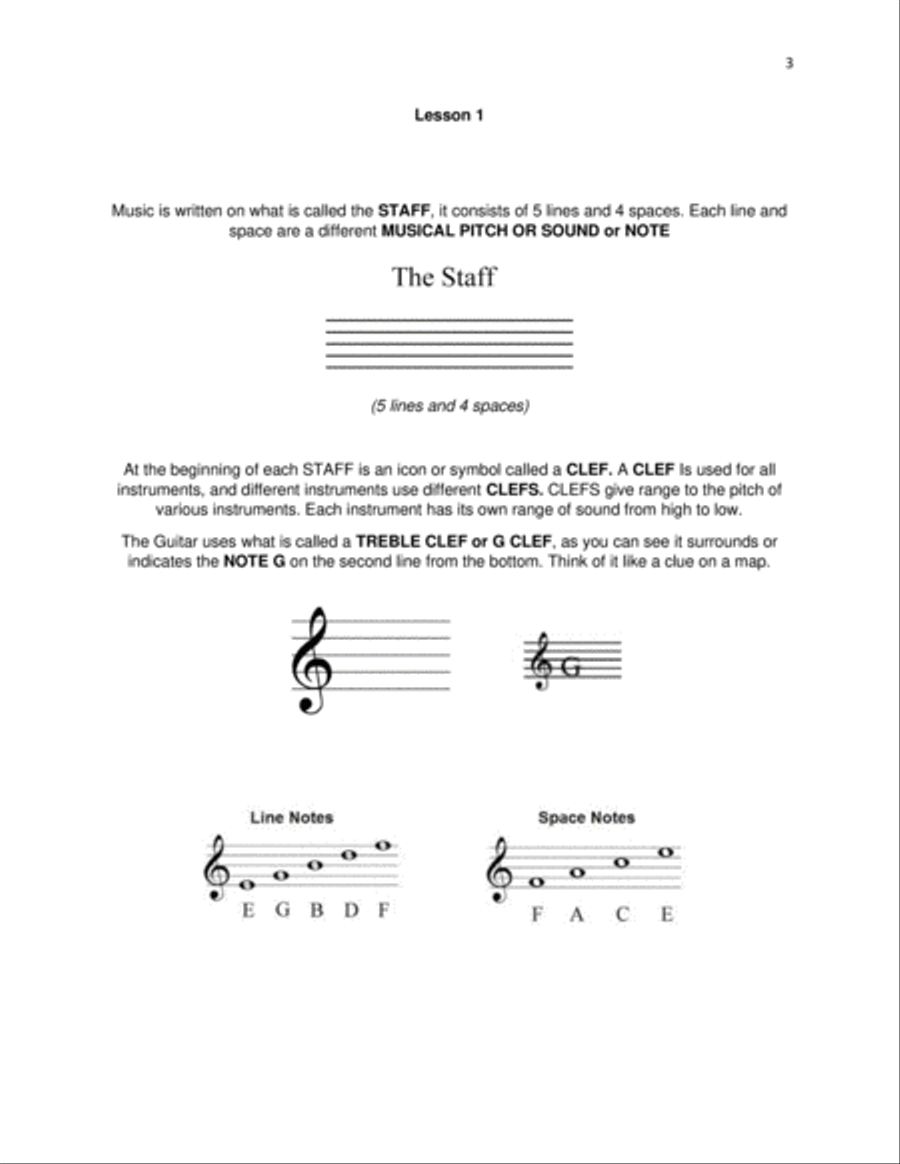 Preparatory Guide to Classical Guitar and Music Theory Acoustic Guitar scores gallery preview page 4