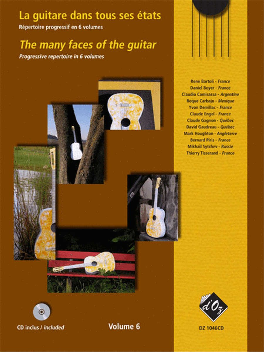 La guitare dans tous ses états, vol. 6 (CD incl.) Classical Guitar scores gallery preview page 1