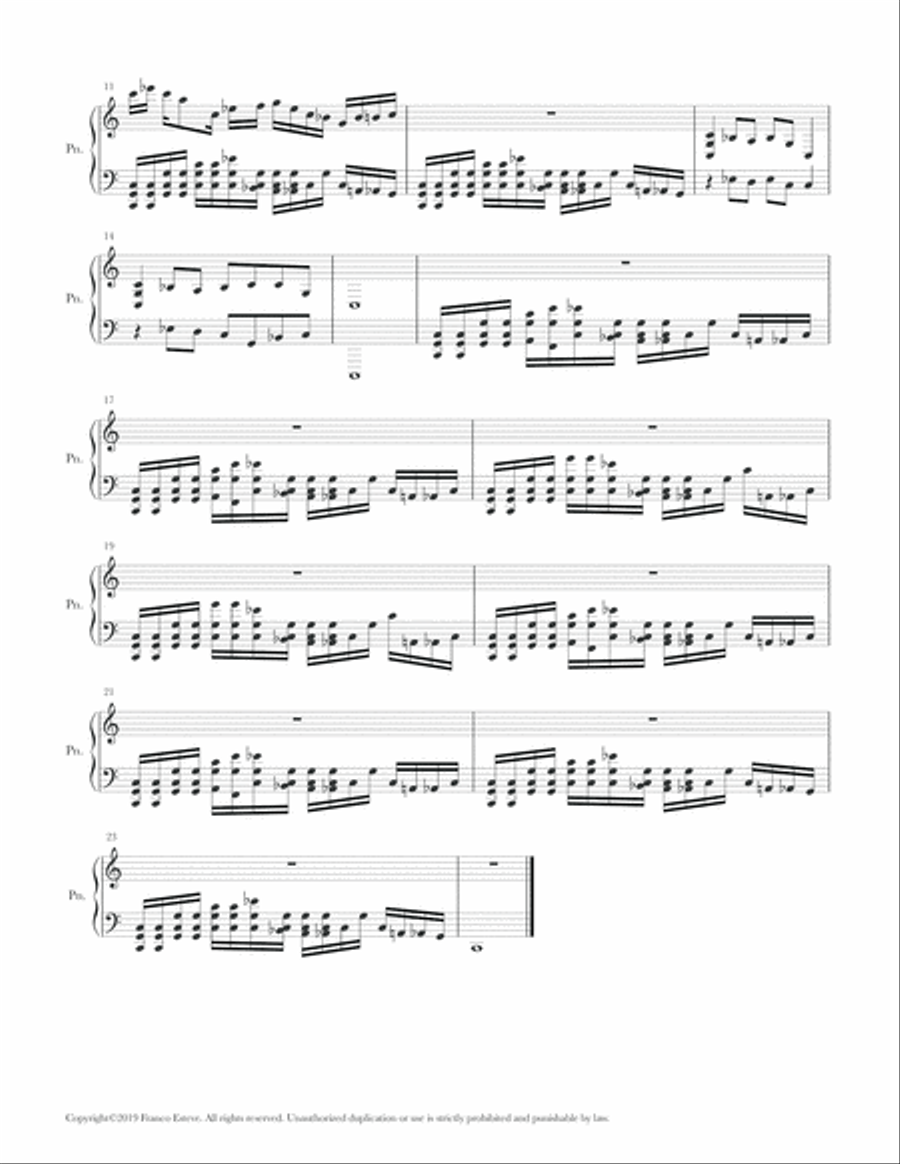 The Chase Piano Solo scores gallery preview page 3