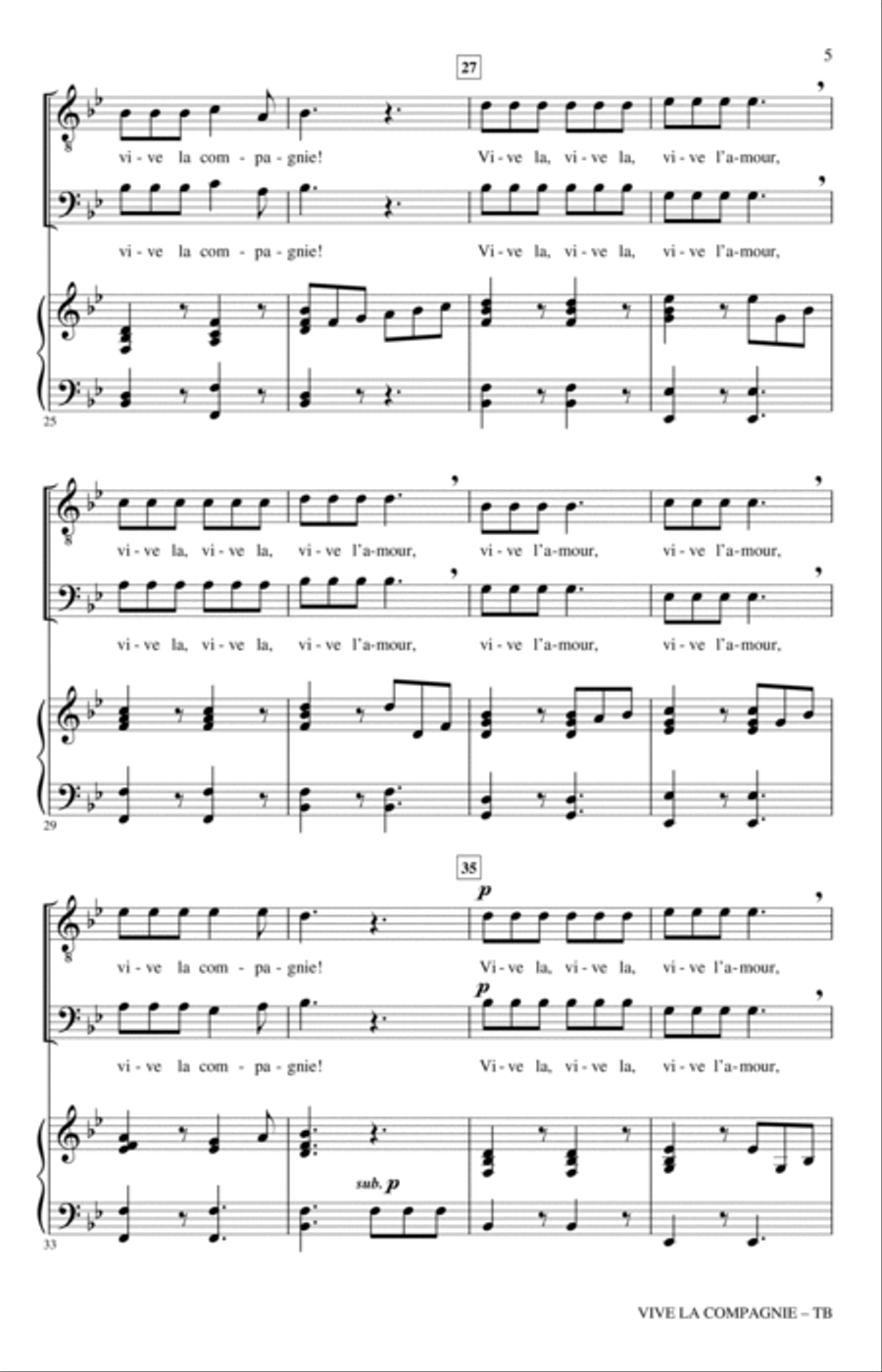 Vive La Compagnie (arr. Audrey Snyder) TB scores gallery preview page 3