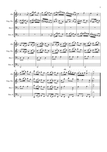Fugue Nº2 - Double Reed Ensemble image number null