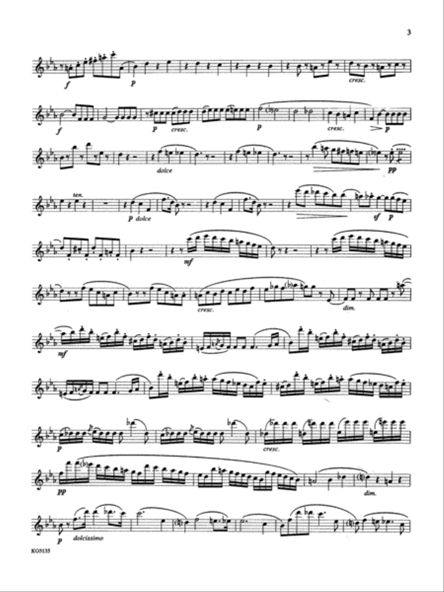 Three Grand Trios, Op. 86: 2nd Flute Woodwind Trio scores gallery preview page 3