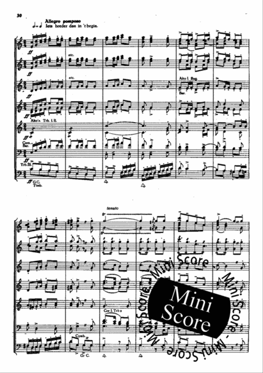 Piet Hein Rhapsodie Concert Band scores gallery preview page 32