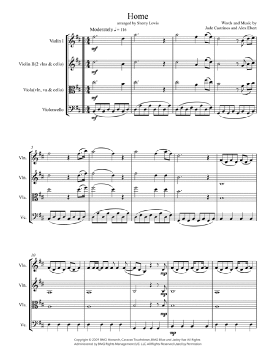 Home String Trio scores gallery preview page 4